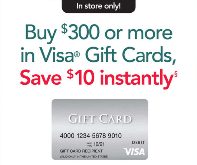 Visa® $300 Gift Card