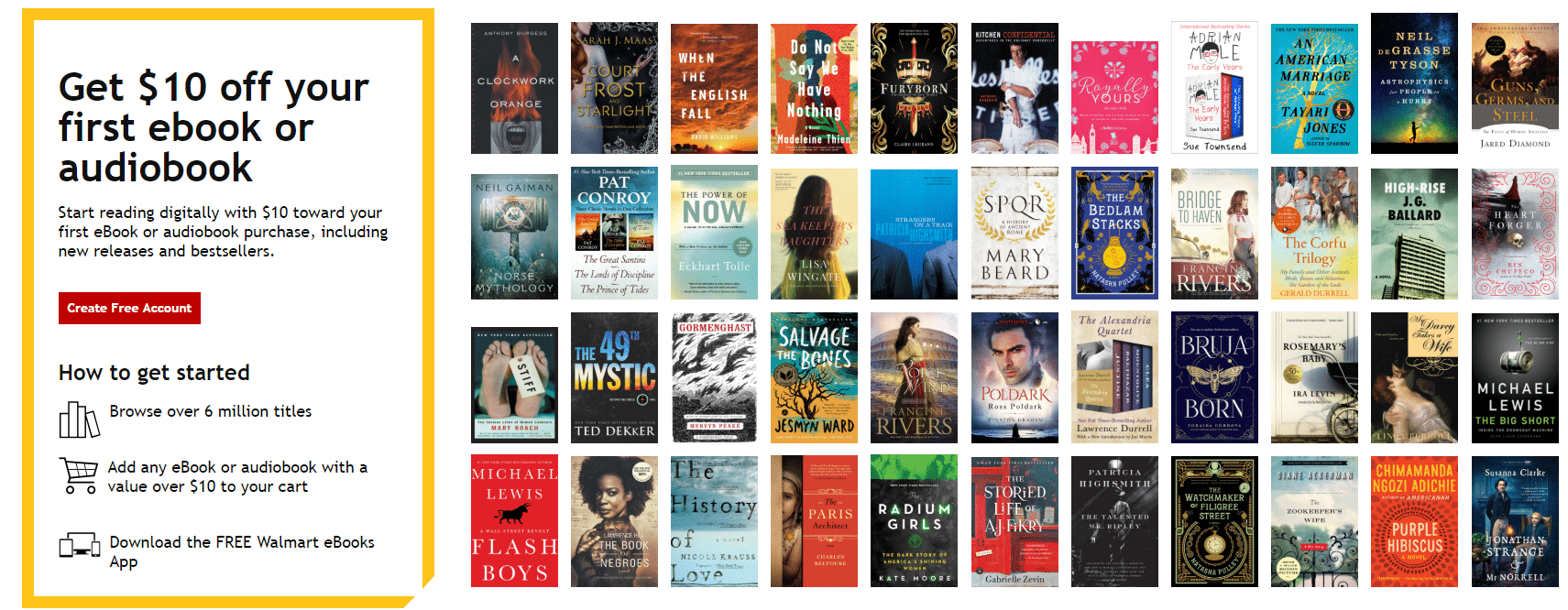 [Expired] Walmart eBooks 10 Off First eBook Or Audiobook (New Users