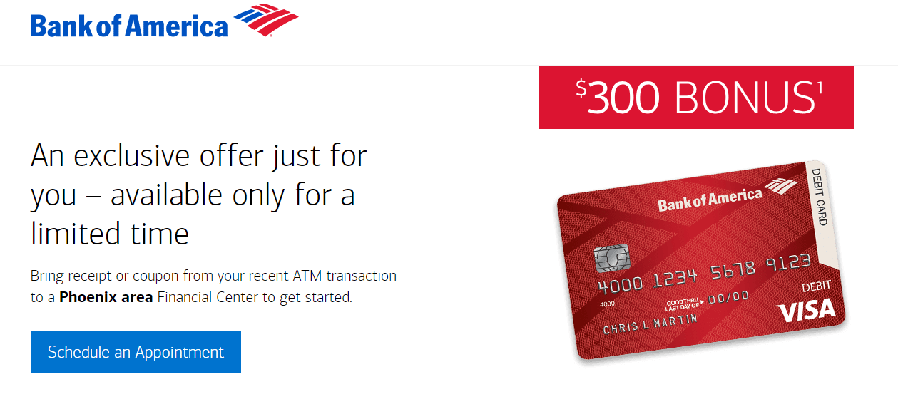 boa checking deals