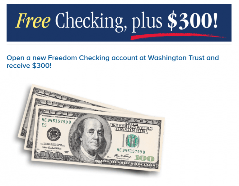 [RI] Washington Trust 200 Checking Bonus Doctor Of Credit