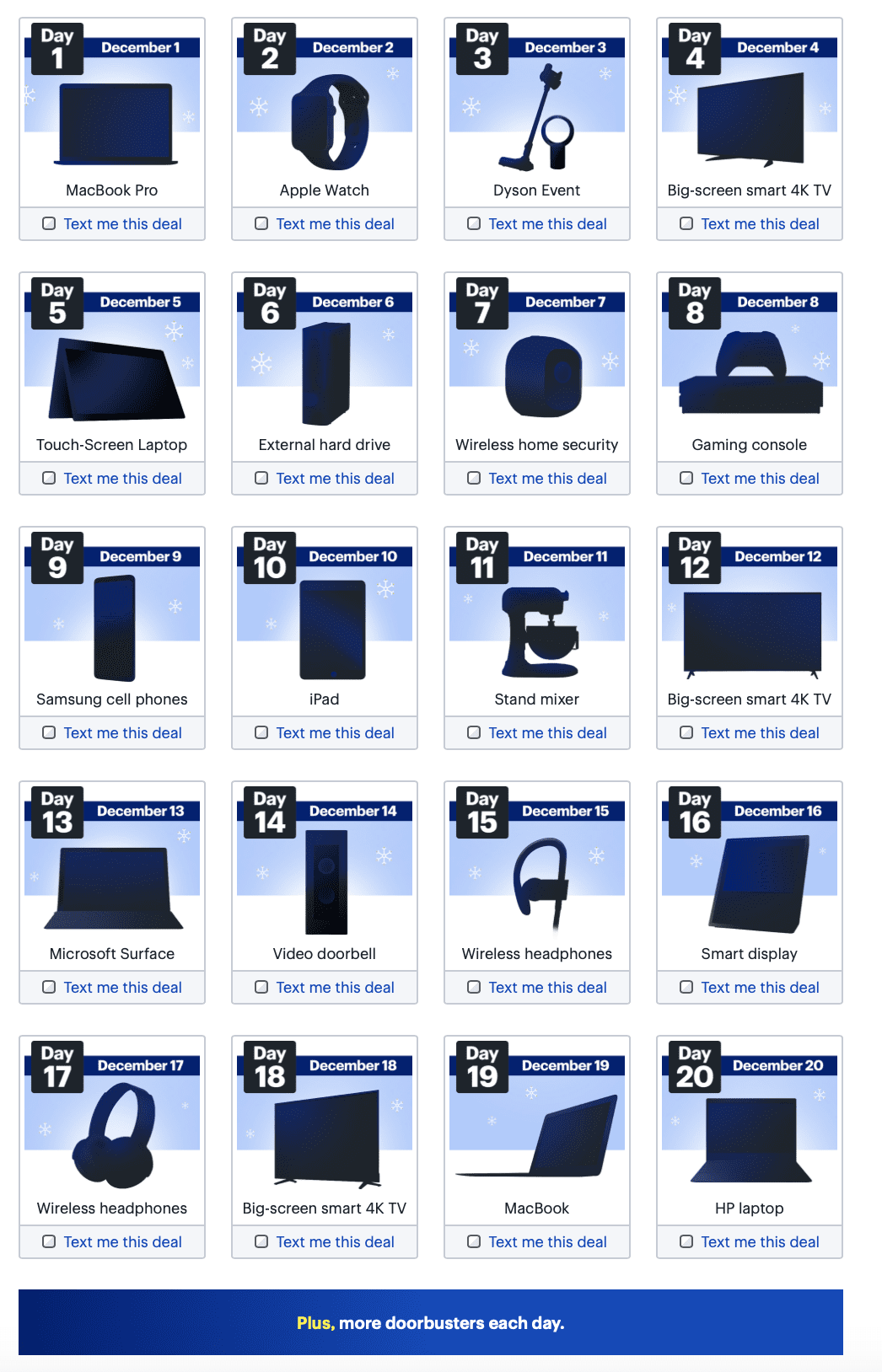 Bestbuy Com 20 Days Of Doorbusters On Tvs Laptops Apple Watch
