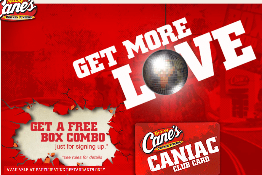 Raising Cane's Gift Card