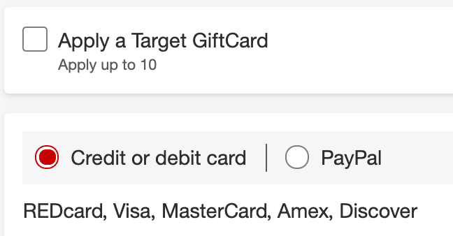 I googled target gift card balance to check gift card balances. An ad  appears above the actual target website that copies the target website. I'm  imagining it steals card numbers from people