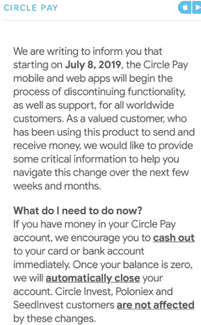 circle pay app closing circle pay app closing