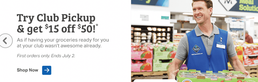 Expired] [YMMV] Sam's Club: $15 Off $50+ On First In Club Pick Up Order -  Doctor Of Credit