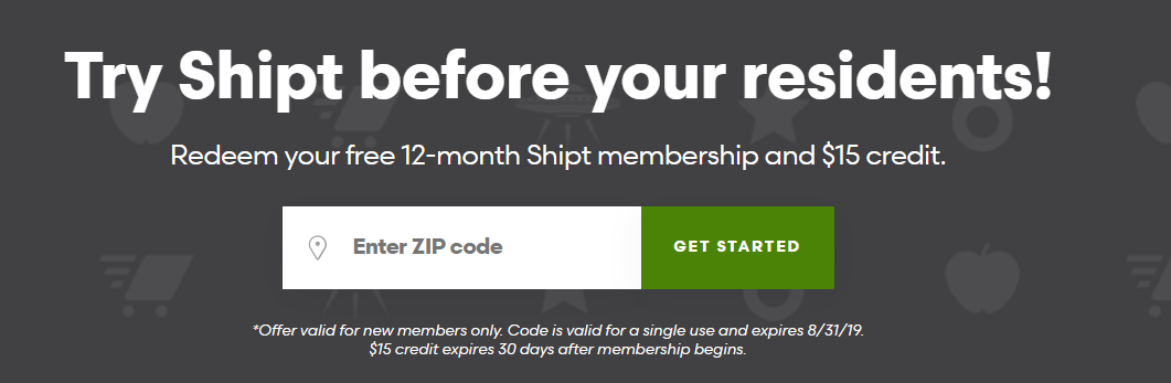 DEAD] Shipt: 1 Year Membership + $15 Credit For Free With