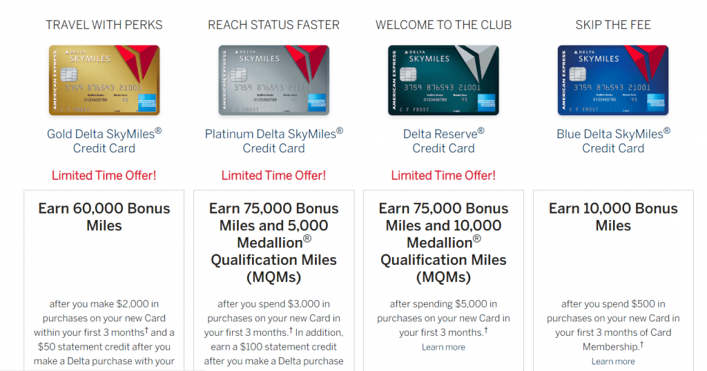 American Express Delta Cards Increased Bonuses - Share ...