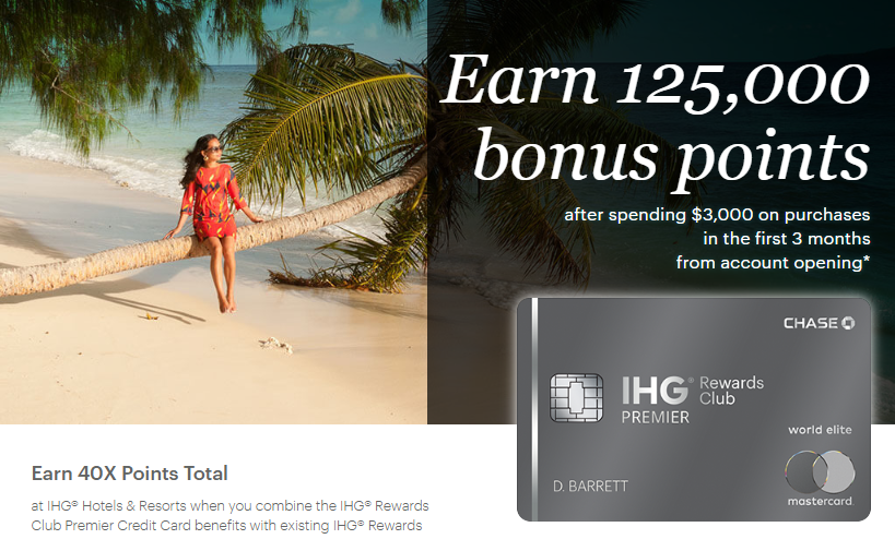 Expired Targeted Chase Ihg Premier Up To 125 000 Points