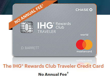 Chase Removes Annual Fee On Ihg Rewards Club Traveler Credit Card