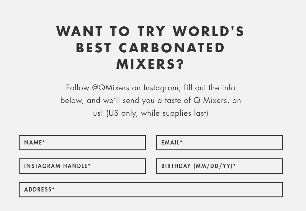 Free 4 Pack Of Q Mixers Doctor Of Credit