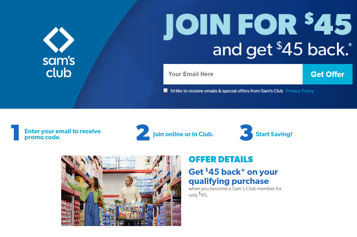 Expired] Sam's Club: Join For $45 & Get $45 (Money Maker After Stacking) -  Doctor Of Credit