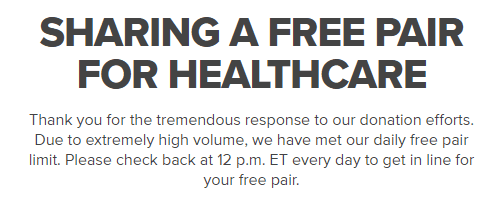 crocs sharing a free pair for healthcare