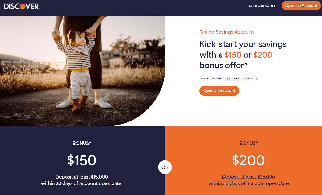 Discover Savings Account Bonus 2020 Get 150 Or 200