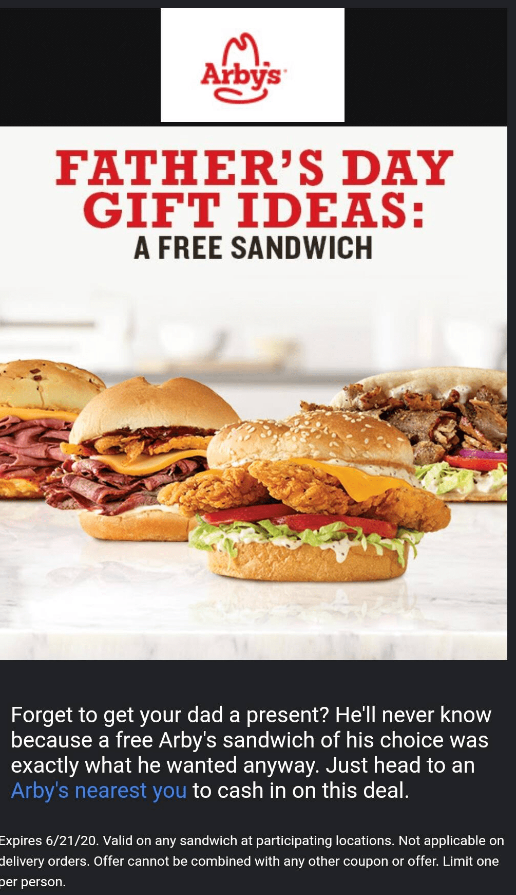 Arby's coupons : r/Freefood
