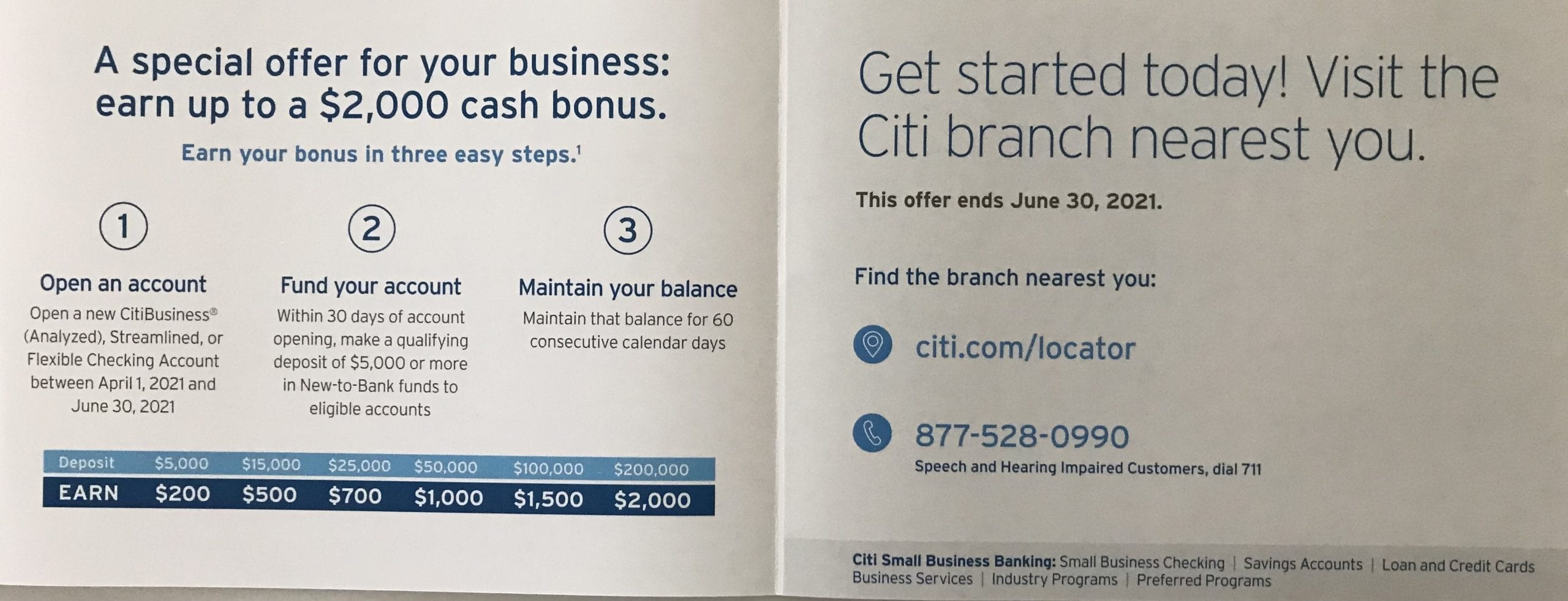 The $2,000 bonus for opening a new bank account? It exists, and