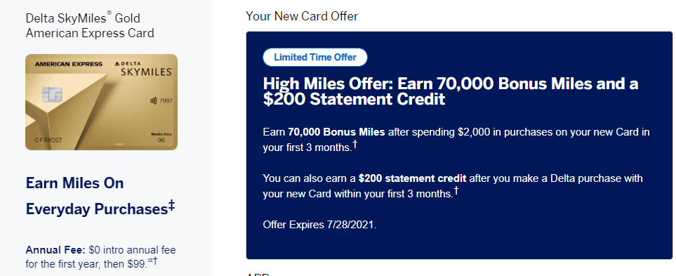 Delta Bonus Miles Offer: Spend $5,500+, get 5,500 Delta Miles, up to 3x