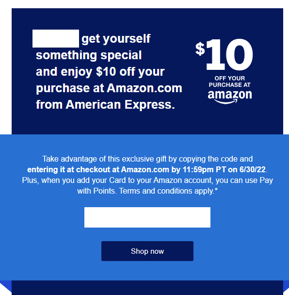 [Expired] [Targeted] American Express 10 Off Amazon Doctor Of Credit