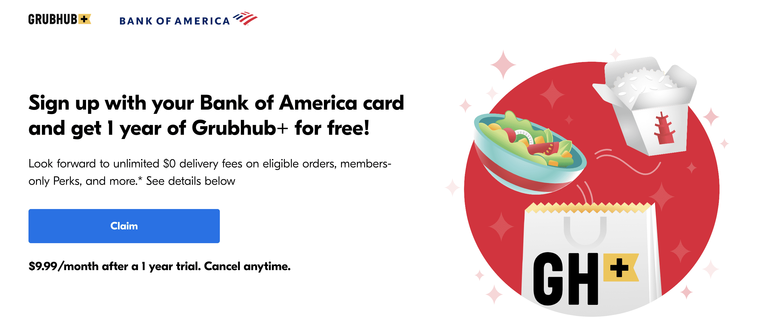 Grubhub and Extend One-Year Free Grubhub+ Offer for U.S. Prime