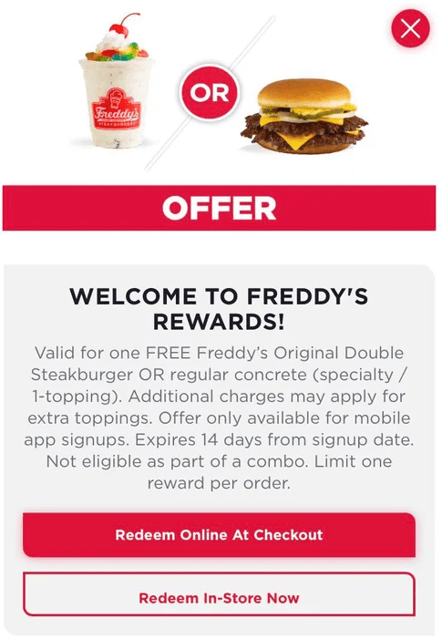 Freddy's Custard & Steakburger $25 Gift Card