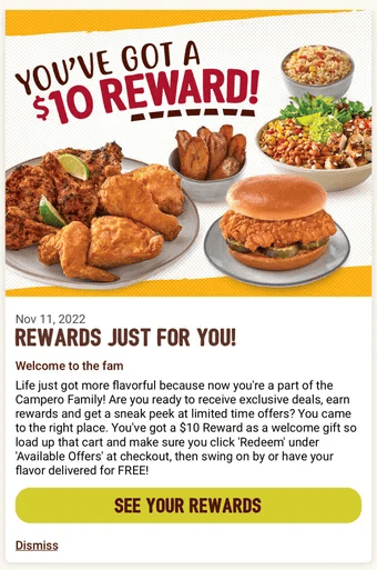 Pollo Campero: Sign Up For App & Get $10 Reward - Doctor Of Credit Pollo Campero: Sign Up For App & Get $10 Reward - Doctor Of Credit