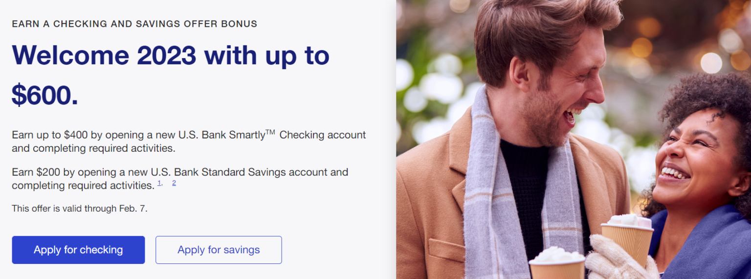 [Targeted] U.S. Bank 400 Checking + 200 Savings Bonus Doctor Of Credit