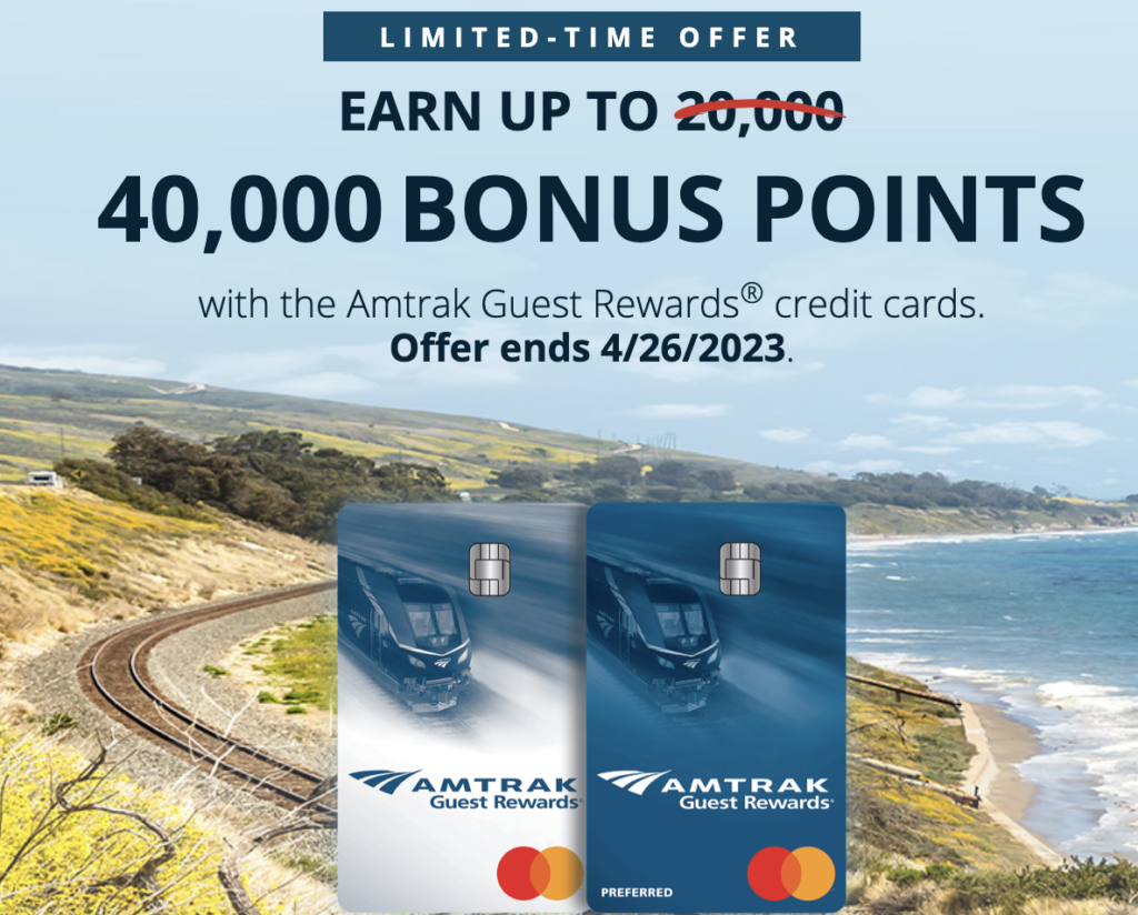 FNBO Amtrak Credit Card 40,000 Points Signup Bonus Doctor Of Credit