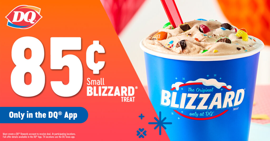 [Expired] Dairy Queen Small Blizzard For 85¢ (9/11 9/24) Doctor Of