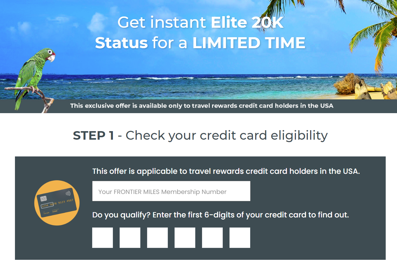 frontier travel credit expiration