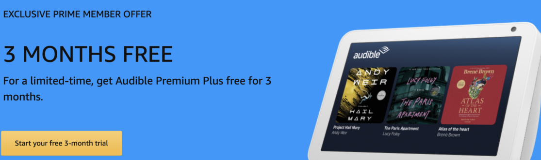 Audible Premium Plus: 3 Months Free - Doctor Of Credit