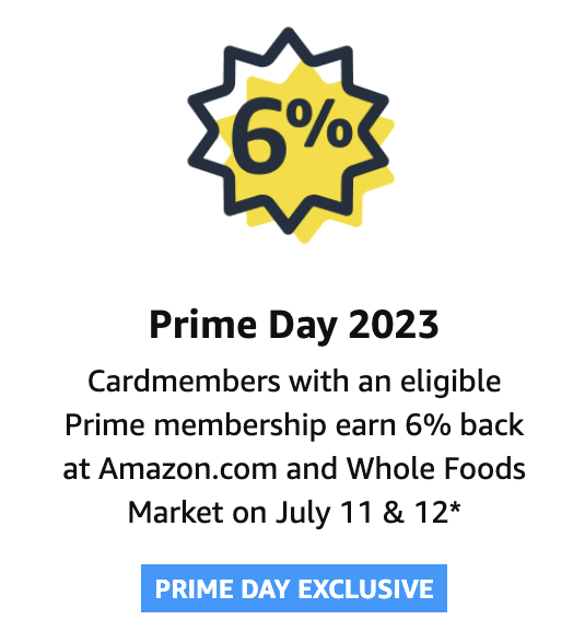 Prime Visa Cardholders: Earn Bonus Cash Back With  Day