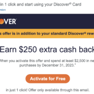 Targeted] : Add Discover Card & Get $10 (24DISCOH1) - Doctor Of Credit