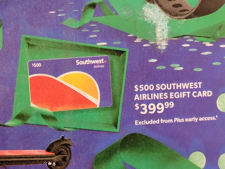 Southwest Airlines - $500 E-Gift Card