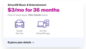 SiriusXM: Music & Entertainment Plan $2.99/Month For 3 Years - Doctor ...