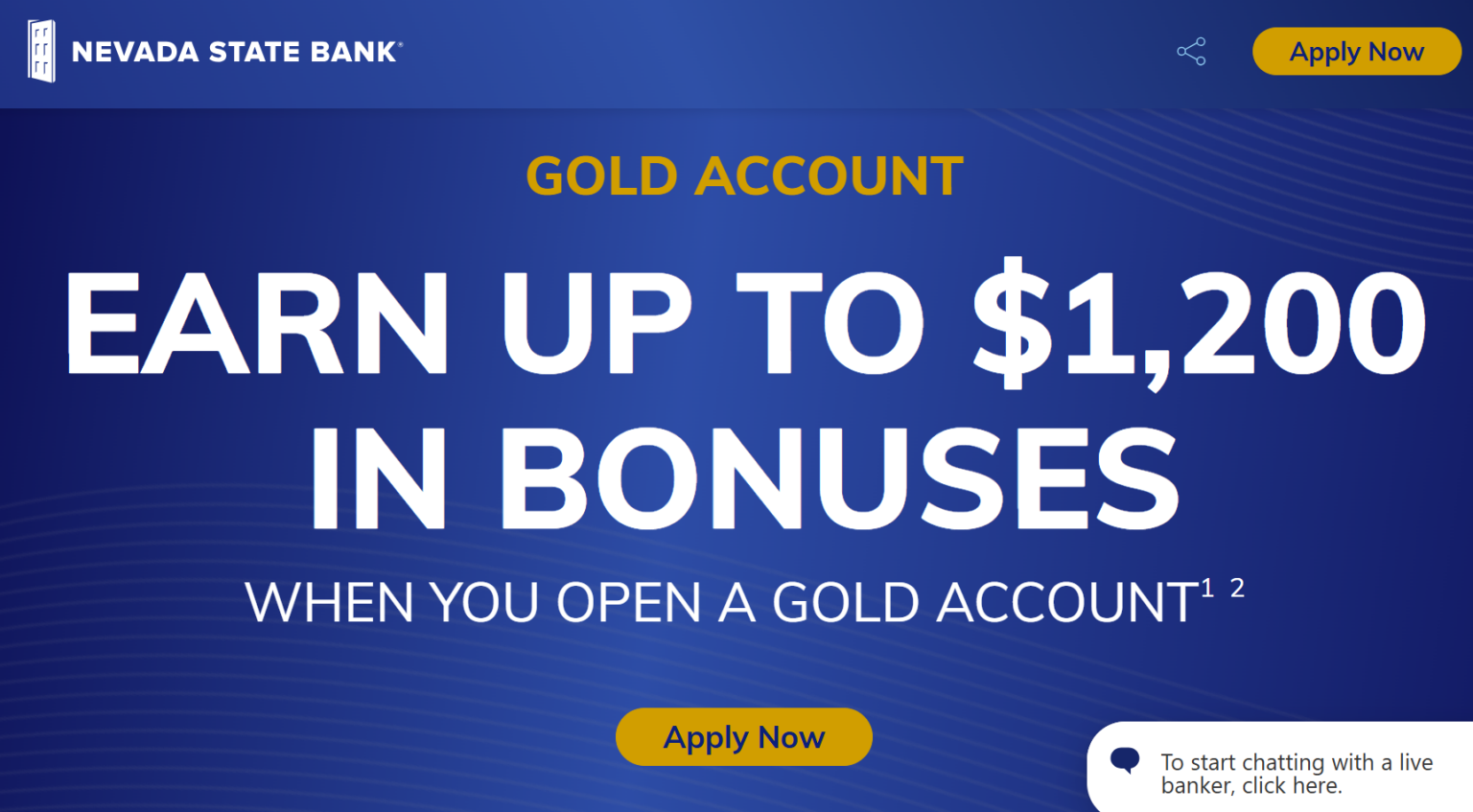 [NV, ID, UT, WY, TX, CA, AZ, CO, NM] Nevada State Bank $350 Checking ...