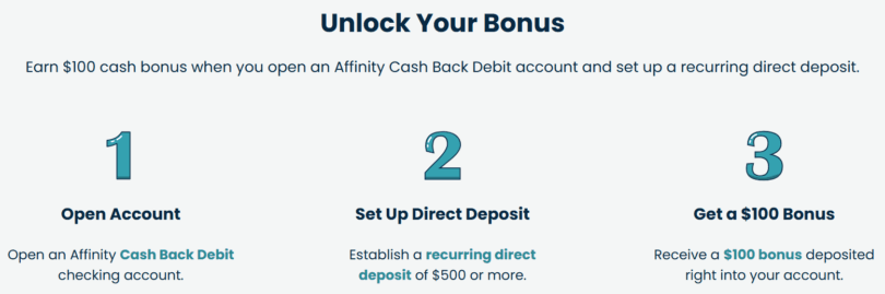 [Expired] Affinity Plus Credit Union $100 Checking Bonus