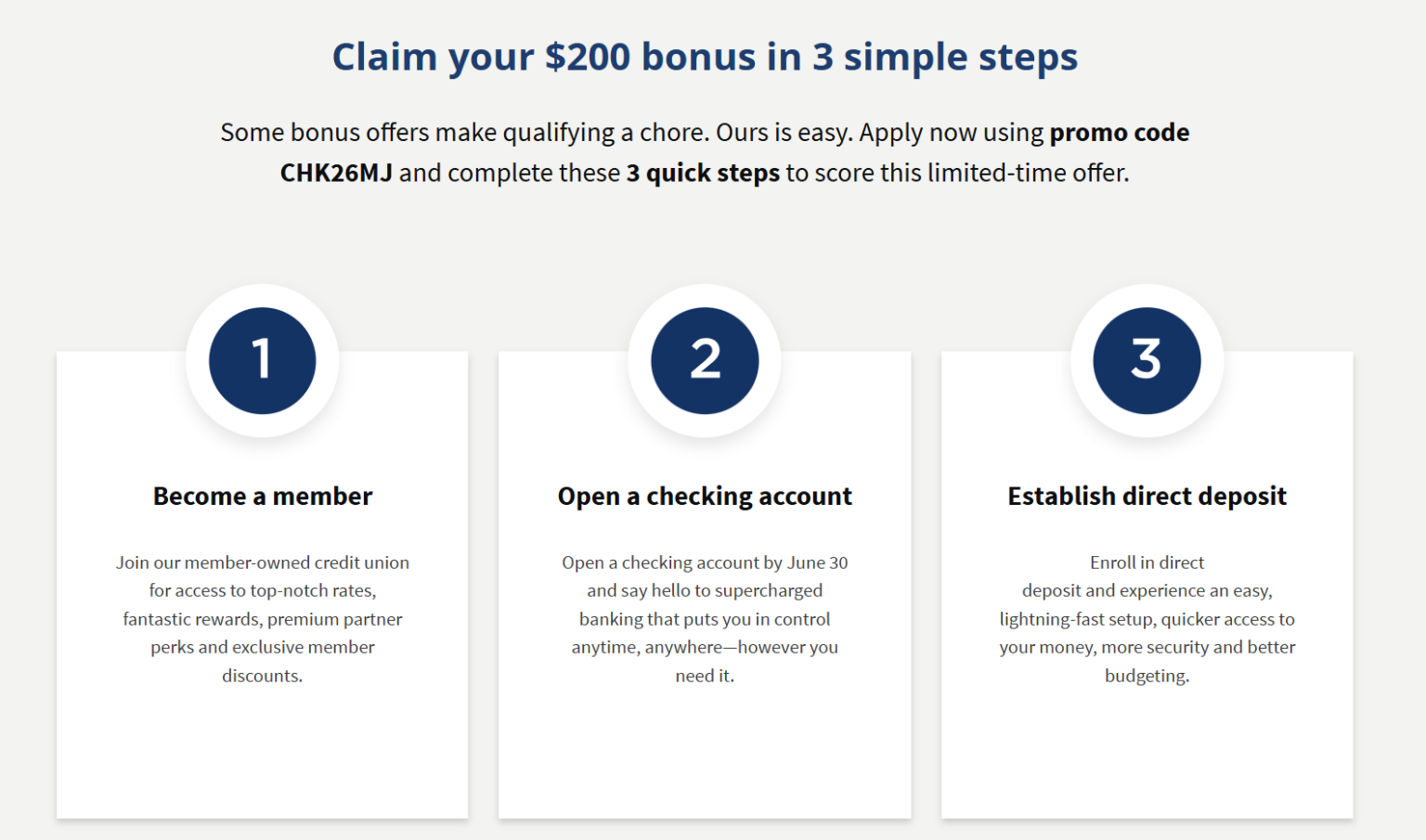 Navy Federal Credit Union $200 New Member Bonus