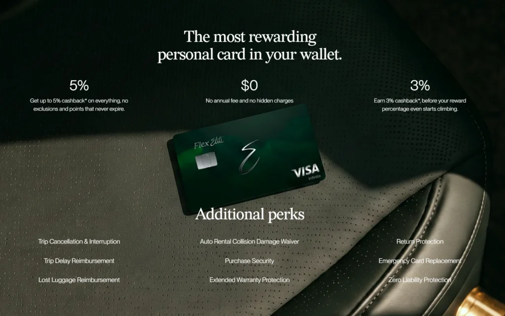 Flex Launches Waitlist For Flex Elite Credit Card – Up To 5% Cashback On All Purchases, No Annual Fee